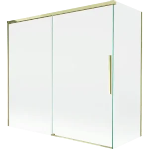 Gyors kiszállítás Mexen Rox 2-szárnyú tolózuhanykabin 170 + 75 x 150 cm, átlátszó, arany - 8C9-170-075-50-00