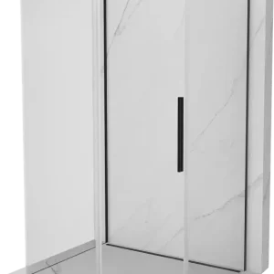 Végkiárusítás Mexen Rox-3S 3-falú, tolóajtós zuhanykabin 95 x 100 cm, átlátszó, fekete - 8C2-095-100-70-00-3S