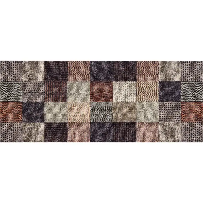Prémium Konyha szőnyeg kockás barna 60 x 150 cm Nézd meg most