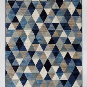 Banglades Különleges Modern Szőnyeg kék 80 x 150 cm Prémium