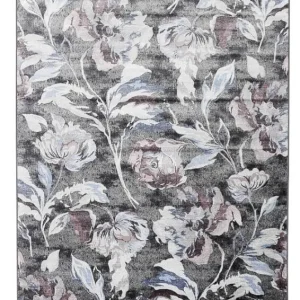 Akció Sacha virágos szőnyeg 195 x 300 cm modern kék bézs