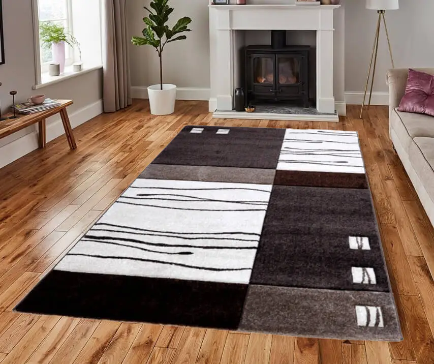 Soncillo Barna Bézs Nagyméretű Nappali Szőnyeg 200 x 275 cm Szuper ajánlat