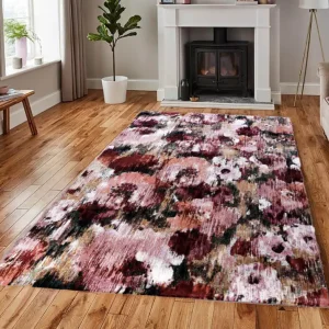 Spille Festői Virágmintás Modern Szőnyeg 160 x 230 cm Rendeld meg most