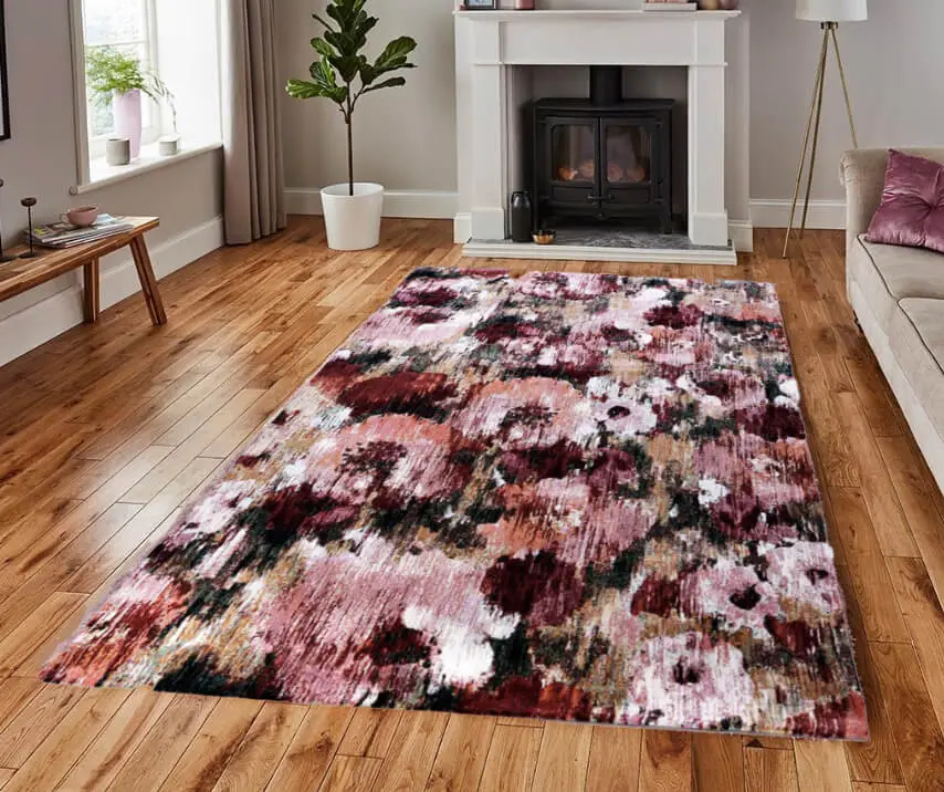 Spille Festői Virágmintás Modern Szőnyeg 160 x 230 cm Rendeld meg most
