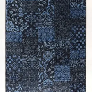 Szuper ajánlat Ignáció Patchwork Szőnyeg 80 x 150 cm exclusive kék majolika