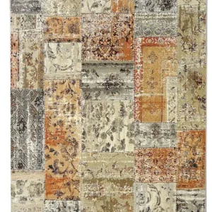 Alacsony ár Mariotto Patchwork Szőnyeg Sárga Terra 120 x 170 cm