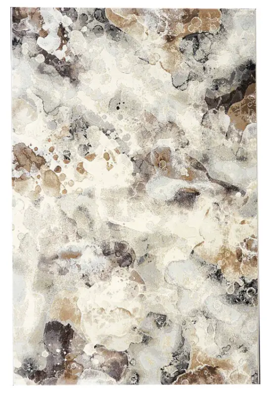 Agache modern nappali szőnyeg bézs 133 x 195 cm Kiárusítás