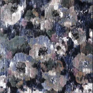 Pickford kék modern szőnyeg 133 x 195 cm virágmintás Kedvezmény
