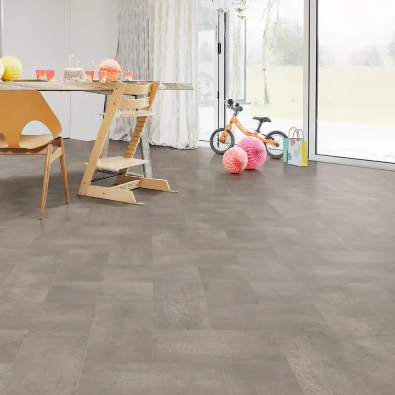 Gyors szállítás Royal szürke PVC padló tekercses vinyl 2 m és 4 m széles