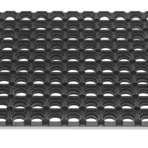 Alcazar gumi lábtörlő fekete 100 x 150 cm Prémium