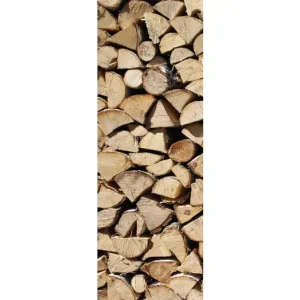 HB SPC/vinyl vízálló fali panel, Pile of Wood (2605 x 934 mm) Újdonság