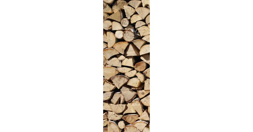 HB SPC/vinyl vízálló fali panel, Pile of Wood (2605 x 934 mm) Újdonság