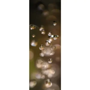 Biztonságos fizetés HB SPC/vinyl vízálló fali panel, Flying Drops (2605 x 934 mm)