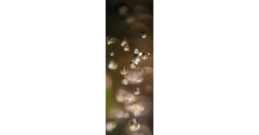Biztonságos fizetés HB SPC/vinyl vízálló fali panel, Flying Drops (2605 x 934 mm)