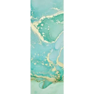 HB SPC/vinyl vízálló fali panel, Painted Marble Green (2605 x 934 mm) Alacsony ár