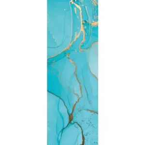 Biztonságos fizetés HB SPC/vinyl vízálló fali panel, Painted Marble Blue (2605 x 934 mm)