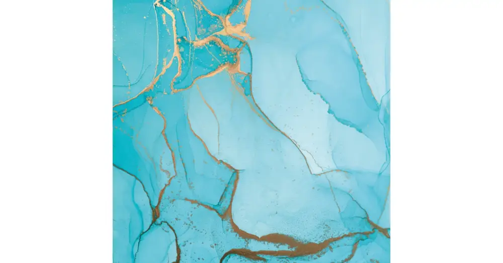 HB SPC/vinyl vízálló fali panel, Painted Marble Blue (2605 x 2802 mm) Nézd meg most