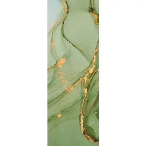 HB SPC/vinyl vízálló fali panel, Painted Marble Green and Blue (2605 x 934 mm) Ne maradj le