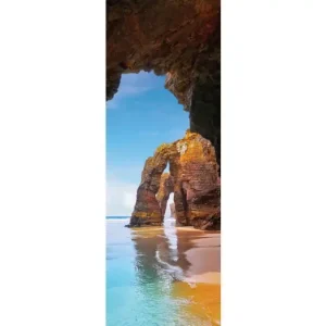 HB SPC/vinyl vízálló fali panel, Beach Cave (2605 x 934 mm) Legkelendőbb