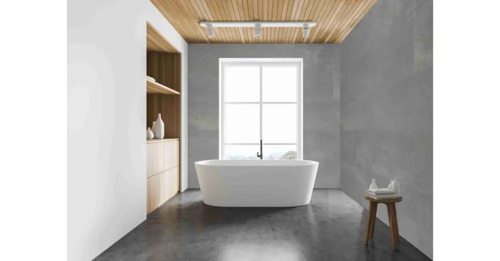 HB AQUA TILES XL SPC/vinyl vízálló fal- és padlóburkolat, Concrete Light ST Nézd meg most
