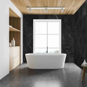 HB AQUA TILES XL SPC/vinyl vízálló fal- és padlóburkolat, Marble Black ST Végkiárusítás
