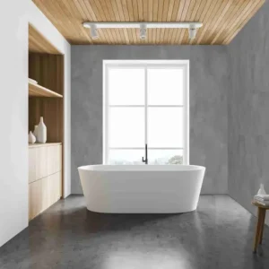 Legkelendőbb HB AQUA TILES XL SPC/vinyl vízálló fal- és padlóburkolat, Concrete Dark ST