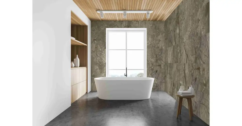 Utolsó esély HB AQUA TILES XL SPC/vinyl vízálló fal- és padlóburkolat, Grigio Imperiale ST