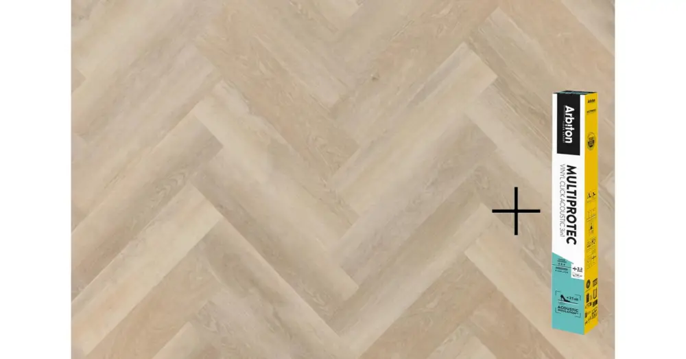 ARBITON AMARON HERRINGBONE 4V SPC/vinyl vízálló padló, Dearwood Oak +Multiprotec Acoustic alátét Legjobb ár