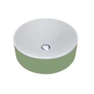 LUNART Milo mosdó, matt RAL 6021 - Pale Green Biztonságos fizetés