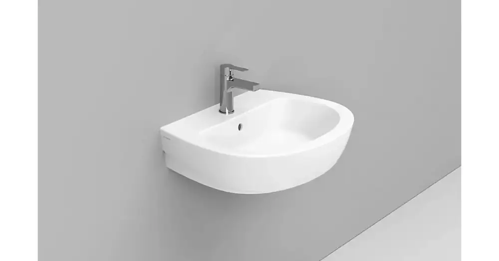 Biztonságos fizetés DOLOMITE Demy mosdó, Glossy White