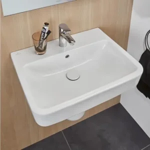 VILLEROY O.Novo szögletes mosdó 600x460, Glossy White Alpin Népszerű