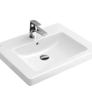 VILLEROY Subway 2.0 szögletes mosdó 550x440, Glossy White Alpin Akció
