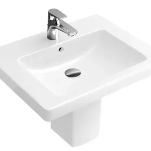 VILLEROY Subway 2.0 szögletes mosdó 600x470, Glossy White Alpin Csak ma