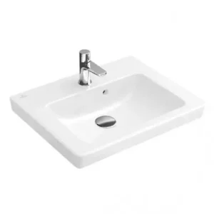 VILLEROY Subway 2.0 szögletes kézmosó 450x370, Glossy White Alpin Alacsony ár