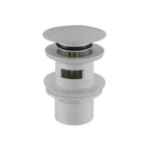 LUNART Click-Clack leeresztő 5/4" túlfolyós mosdóhoz, Matt White Biztonságos fizetés