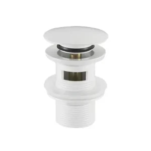 Legjobb ár LUNART Click-Clack leeresztő 5/4" túlfolyós mosdóhoz, Glossy White