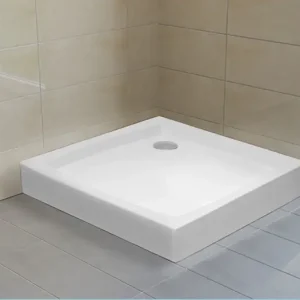 H2O Nero A íves akril zuhanytálca szifonnal 90x90, fehér Szuper ajánlat