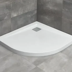 Gyors szállítás RADAWAY Argos A íves akril zuhanytálca szifonnal 90x90, fehér