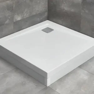 RADAWAY Argos C szögletes akril zuhanytálca szifonnal, állítható lábakkal 90x90, fehér Kedvezményes ár
