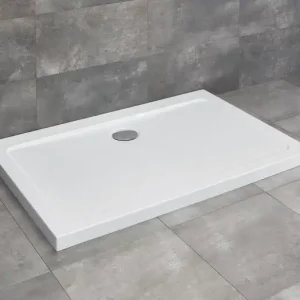 RADAWAY Doros D szögletes akril zuhanytálca szifonnal 100x80, fehér Ajánlat