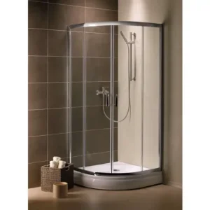 Alacsony ár RADAWAY Premium Plus A 1900 zuhanykabin íves átlátszó üveggel 90x90