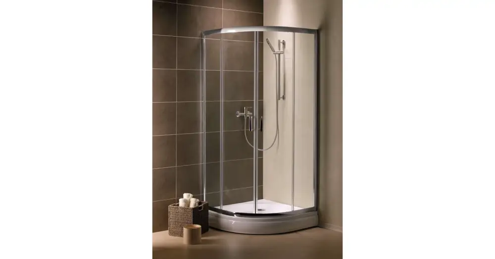 Alacsony ár RADAWAY Premium Plus A 1900 zuhanykabin íves átlátszó üveggel 90x90