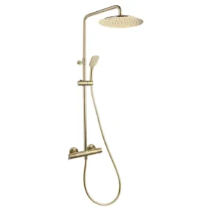 Gyors kiszállítás RamonSoler Blautherm termosztátos zuhanyszett, Brushed Gold