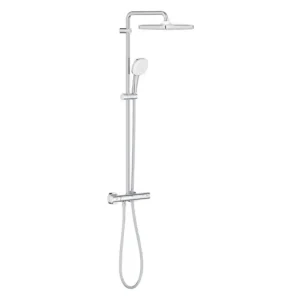 GROHE Tempesta Cube 250 thermosztátos zuhanyrendszer szögletes fejjel, Chrome Szuper akció