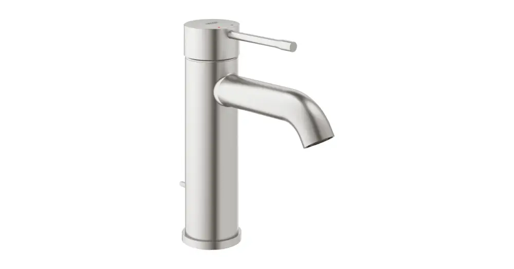 Outlet GROHE Essence mosdócsaptelep leeresztővel S-es méret, Brushed Supersteel