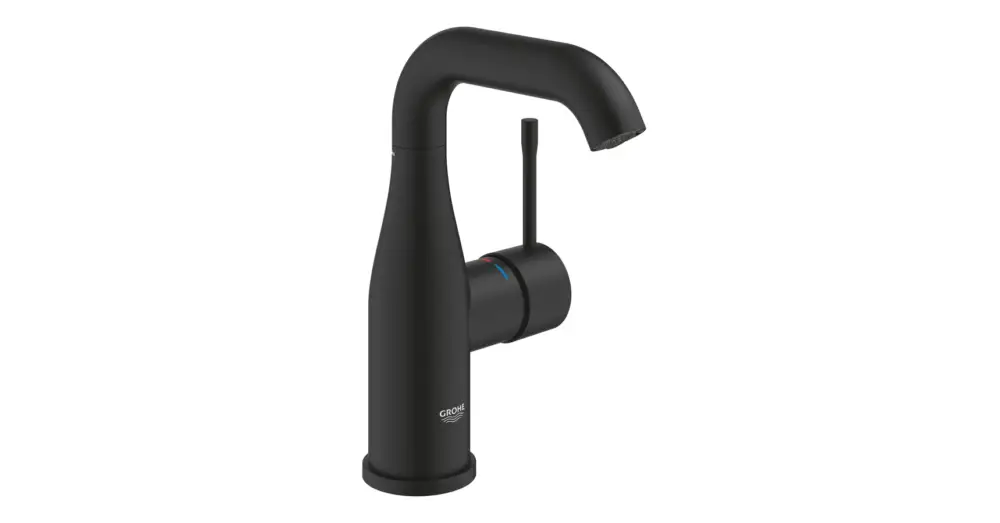 GROHE Essence mosdócsaptelep leeresztővel M-es méret, Phantom Black Kedvezményes ár