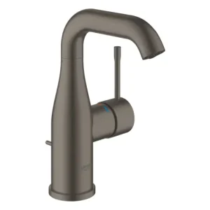 GROHE Essence mosdócsaptelep leeresztővel M-es méret, Brushed Hard Graphite Gyors szállítás
