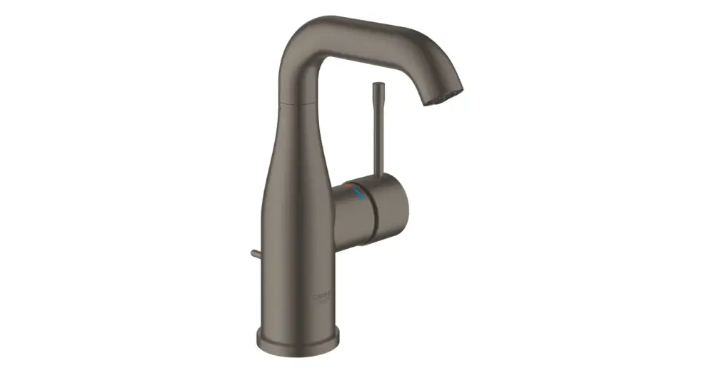 GROHE Essence mosdócsaptelep leeresztővel M-es méret, Brushed Hard Graphite Gyors szállítás