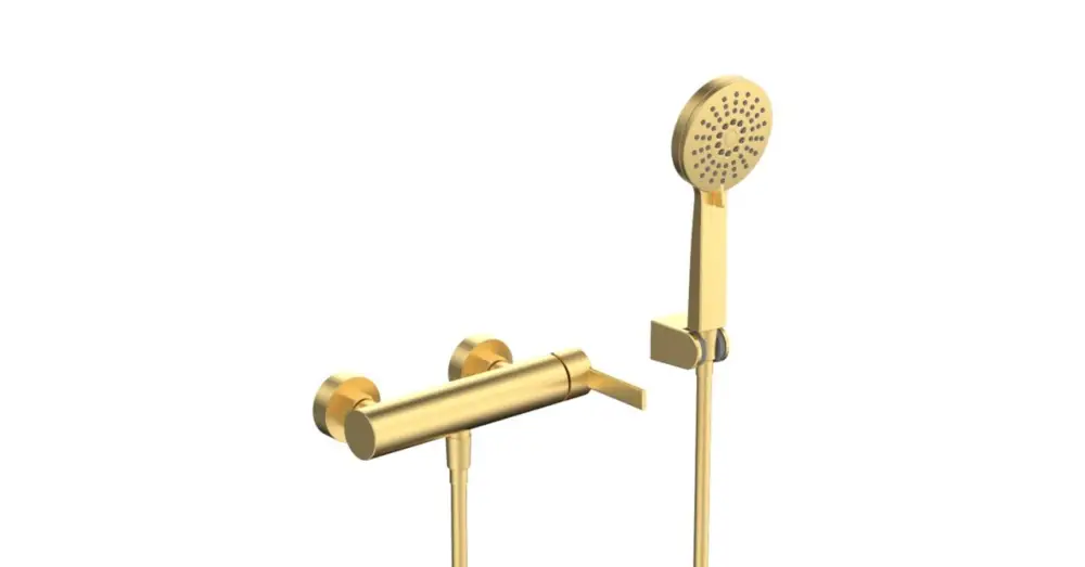 Expressz kézbesítés LUNART CECILE zuhanycsaptelep, Brushed Gold