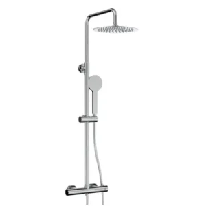 Akció LUNART CECILE termosztátos zuhanyrendszer 250mm fejzuhannyal, Chrome